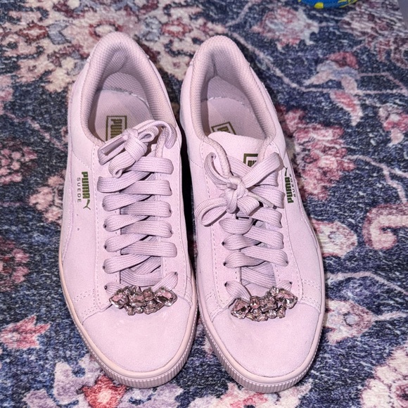 Puma Shoes - Puma Women's Light Pink Embellished Sneakers